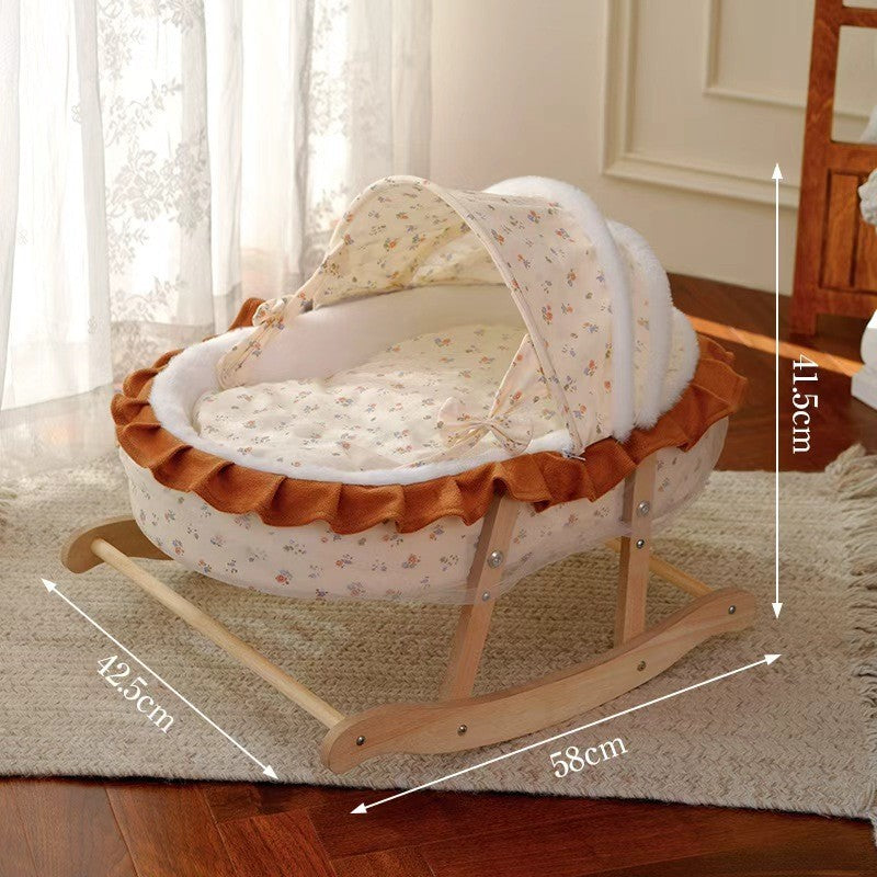 The Kitty Cradle - Rocking Cat Bed
