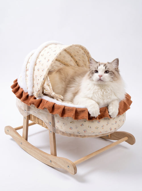 The Kitty Cradle - Rocking Cat Bed