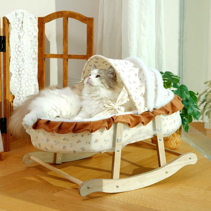 The Kitty Cradle - Rocking Cat Bed